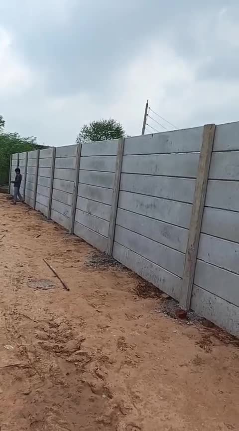 Video preview of precast panels being erected on site